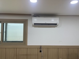 사상구 용광종합전기 사무실 벽걸이 냉난방기 설치